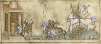 Italian 14th Century - The Death of Sennacherib