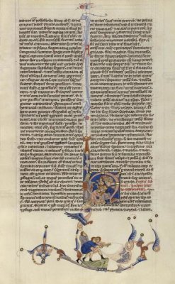 Italian 13th Century - Page from the Abbey Bible