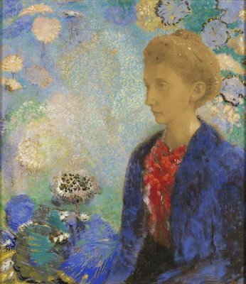 Odilon Redon - Baronne de Domecy