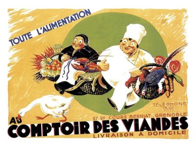 Advertisement - Cooks: Au Comptoir des Viandes