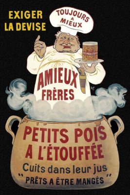 Eugene Oge - Cooks: Amieux Freres - Petits Pois a lEtouffee