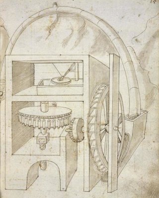 Francesco di Giorgio Martini - Folio 15: mill