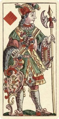 Andreas Benedictus Göbl - Knave of Diamonds (Bauern Hochzeit Deck)