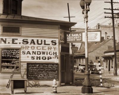 Walker Evans - Street Scene, New Orleans, Louisiana, 1935