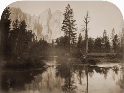 Carleton Watkins - River View - Down the Valley - Yosemite, California, 1861