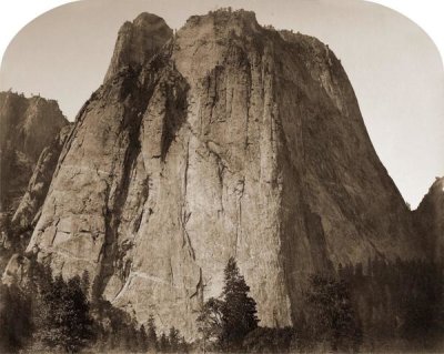 Carleton Watkins - Cathedral Rock - Yosemite, California, 1861