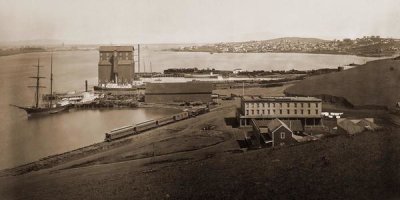 Carleton Watkins - City of Vallejo, California, from South Vallejo, 1870