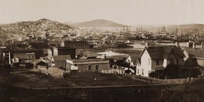 Carleton Watkins - City Front from Rincon Hill, San Francisco, California, 1860