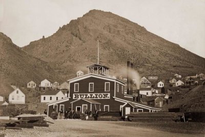 Carleton Watkins - The Bullion Mine, Virginia City, Nevada, 1880