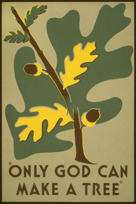 Stanley Thomas Clough - Only God Can Make a Tree, 1938