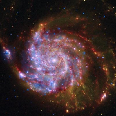 NASA - Spitzer-Hubble-Chandra Composite of M101