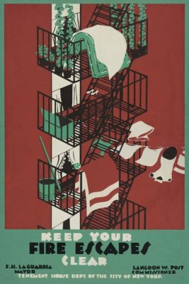 WPA - Keep your fire escapes clear
