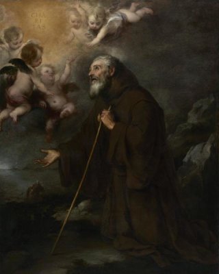 Bartolomé Esteban Murillo - The Vision of Saint Francis of Paola