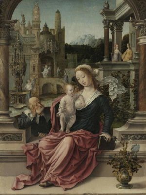 Jan Gossaert (called Mabuse) - The Holy Family