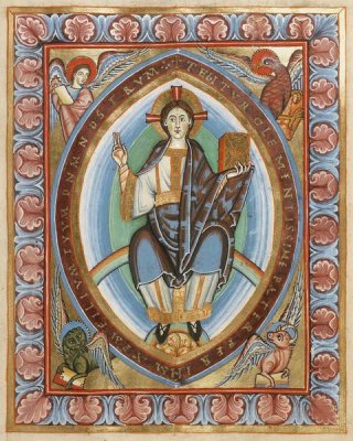 Unknown 11th Century Illuminator - Christ in Majesty