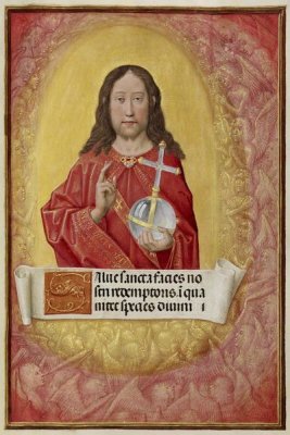 Unknown 16th Century Flemish Illuminator - Christ in Majesty