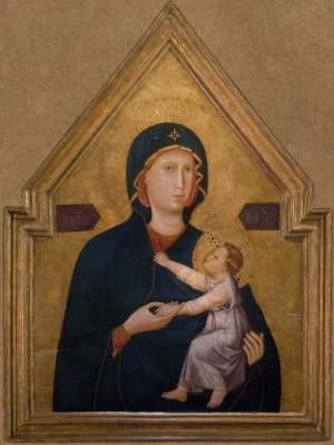 Unknown 13th Century Italian Illuminator - Madonna and Child