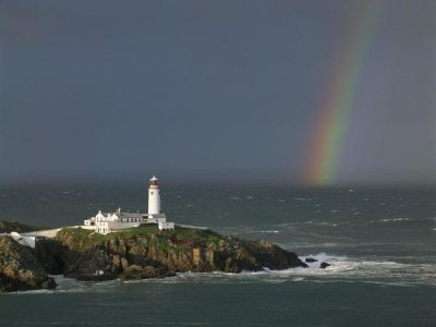 Jean Guichard - Rainbow over Fanad-Head, Ireland