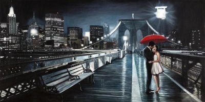 Pierre Benson - Kissing on Brooklyn Bridge