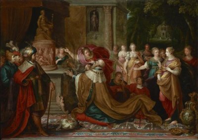 Frans Francken - The Idolatry of Solomon
