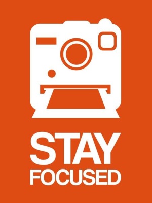 NAXART Studio - Stay Focused Polaroid Camera Poster 3