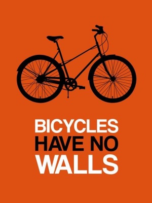 NAXART Studio - Bicycles Have No Walls Poster 1