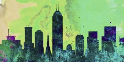 NAXART Studio - Indianapolis City Skyline