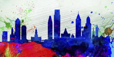 NAXART Studio - Philadelphia City Skyline