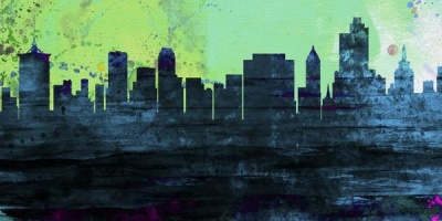 NAXART Studio - Tulsa City Skyline