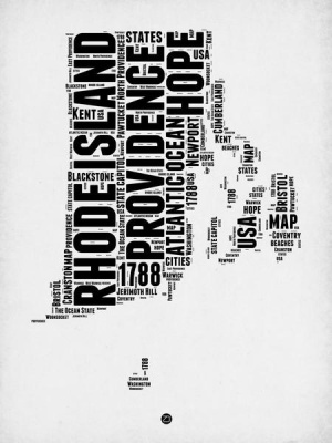 NAXART Studio - Rhode Island Word Cloud 1