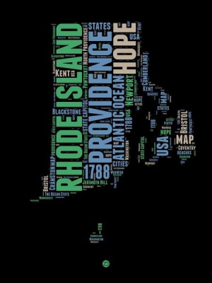 NAXART Studio - Rhode Island Word Cloud 2