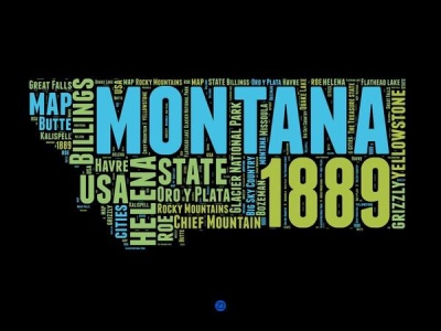 NAXART Studio - Montana Word Cloud 1