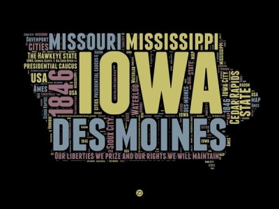 NAXART Studio - Iowa Word Cloud 1