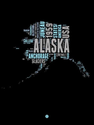 NAXART Studio - Alaska Word Cloud 1