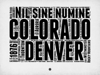 NAXART Studio - Denver Word Cloud 2