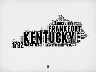 NAXART Studio - Kentucky Word Cloud 2