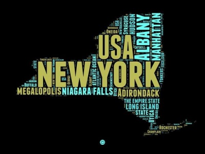 NAXART Studio - New York Word Cloud 1