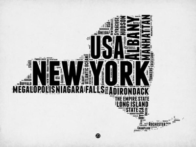 NAXART Studio - New York Word Cloud 2