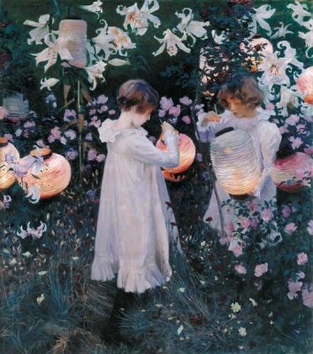 John Singer Sargent - Carnation, Lily, Lily, Rose, 1885