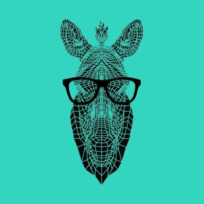 NAXART Studio - Zebra in Glasses