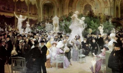 Jules-Alexandre Grun - Friday at the French Artists Salon, 1911