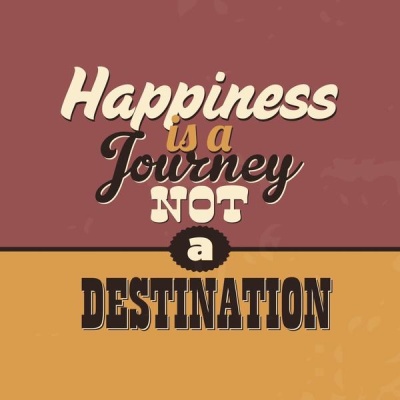 NAXART Studio - Happiness Is A Journey Not A Destination