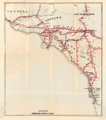 George W. Blum - California - Ventura, Los Angeles, San Bernardino, Orange, and San Diego Counties, 1896