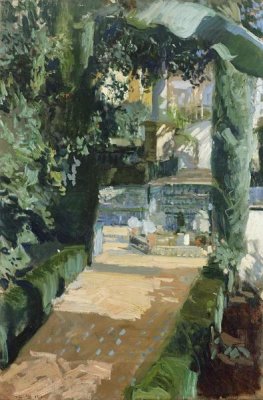 Joaquin Sorolla y Bastida - Court of the Dances, Alcazar, Sevilla