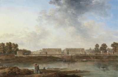 Attributed to Alexandre-Jean Noel - A View of Place Louis XV