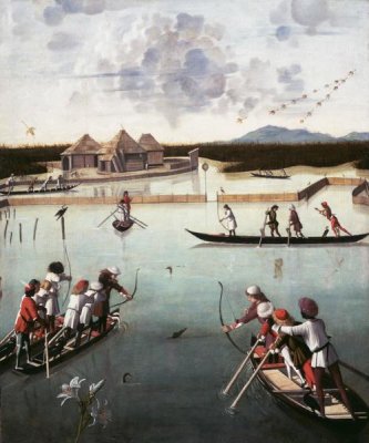 Vittore Carpaccio - Hunting on the Lagoon