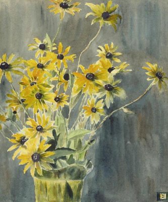 Hannah Borger Overbeck - Vase with Blackeyed Susans
