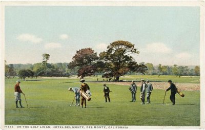 Detroit Publishing Co. - On The Golf Links Hotel Del Monte, Del Monte, Calif., 1898