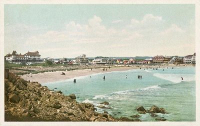 Detroit Publishing Co. - Bathing At York Beach, York Beach, Me., 1898