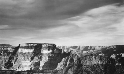 Ansel Adams - Grand Canyon from North Rim - National Parks and Monuments, 1940